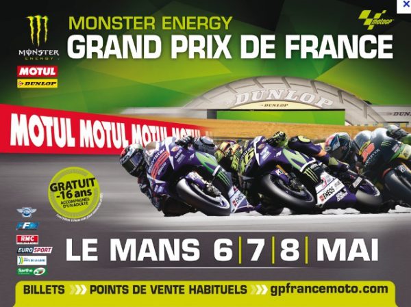 2016 Grand Prix de France at Le Mans poster