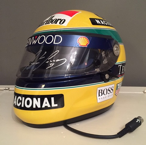 1993 Ayrton Senna original race helmet