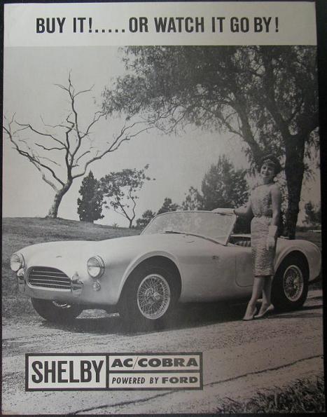 1962 AC Shelby Cobra brochure