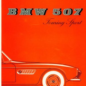 1957 BMW 507 Touring Sport factory brochure
