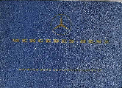 1961 Mercedes 300SL Roadster replacement parts list catalog