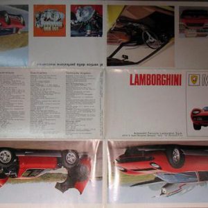 1968 Lamborghini Miura S brochure