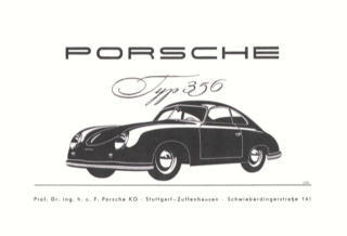 1951 Porsche 356 Split Window owner's manual