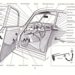 1951 Porsche 356 Split Window owner's manual