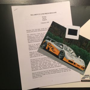 1995 McLaren F1 GTR press kit