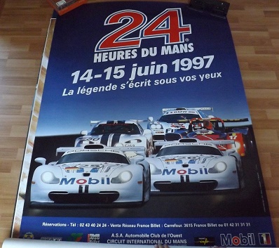 1997 Le Mans 24 hours poster