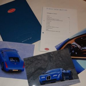 1999 Bugatti EB 18/3 Chiron Press Pack (September 1999)