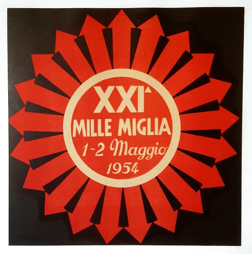 1954 Mille Miglia poster