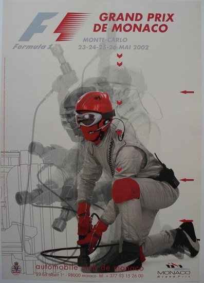 2002 Monaco GP original poster