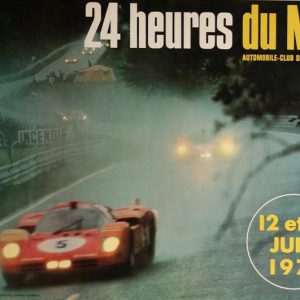 1971 Le Mans 24 hours poster