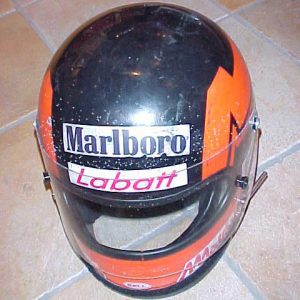 1979 Gilles Villeneuve Ferrari helmet