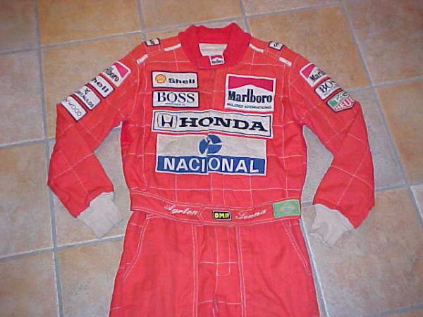 1991 Ayrton Senna signed McLaren suit
