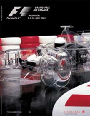 2001 Canadian GP poster