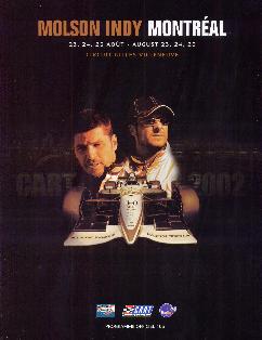 2002 Montreal Molson Indy poster (inaugural)