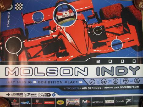 2000 Molson Indy event poster
