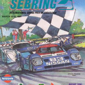 1991 Sebring 12 hr event poster