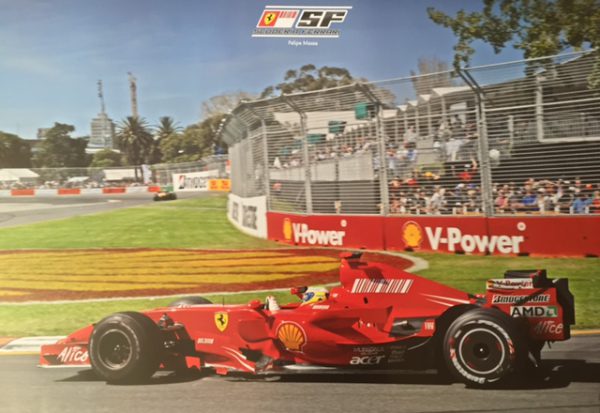 2007 Ferrari F2007 Felipe Massa poster