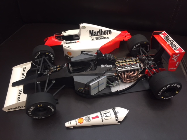 Collector Studio Fine Automotive Memorabilia 1 12 1991 Mclaren Mp4 6 Honda Ex Ayrton Senna