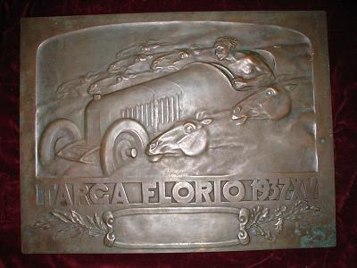 1937 Targa Florio winner's trophy