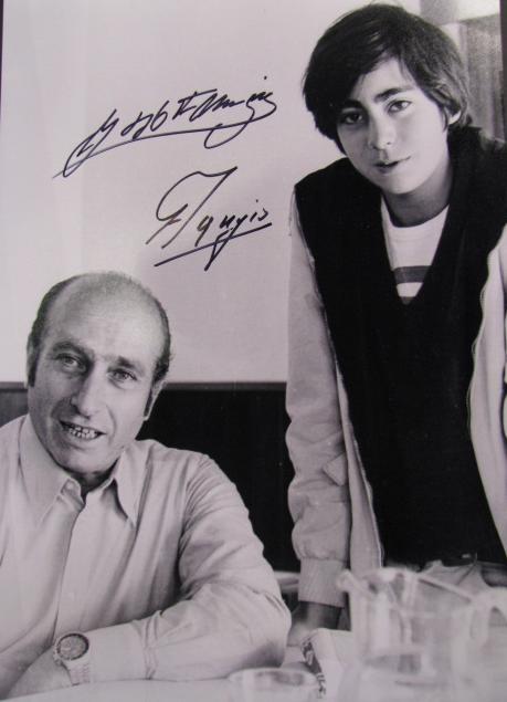 1970s Juan Manuel Fangio multi-signed photo