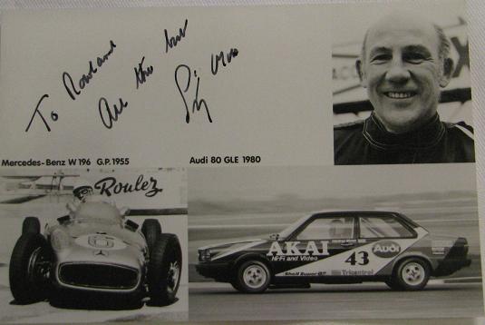1955 - 1980 Stirling Moss signed photo