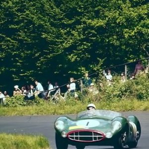 1958 Aston Martin Nurburgring multi-signed poster