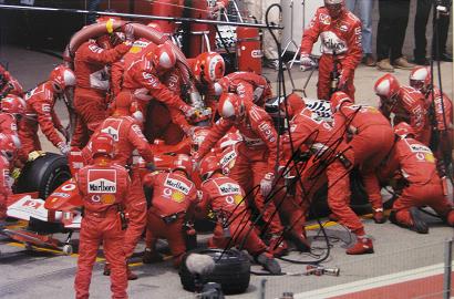 2002 Canadian GP photo signed by Michael Schumacher