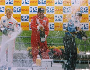 1994 Indy podium signed photo