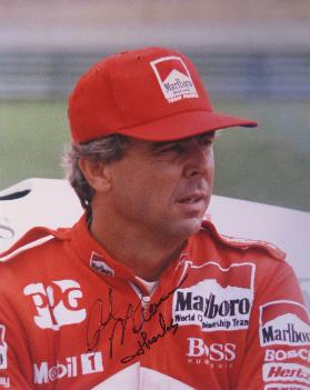 1990s Rick Mears signed Penske photo