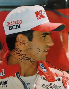 1995 Christian Fittipaldi signed 11x14" photo