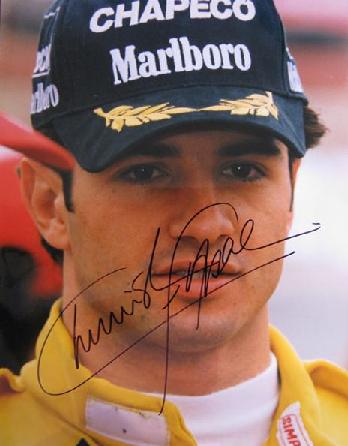 1994 Christian Fittipaldi signed 11x14" photo