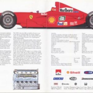 1999 Ferrari F399 brochure