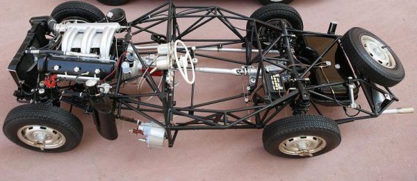 1/5 1954-1962 Mercedes 300SL Gullwing chassis
