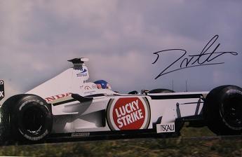 2002 Jacques Villeneuve signed photo