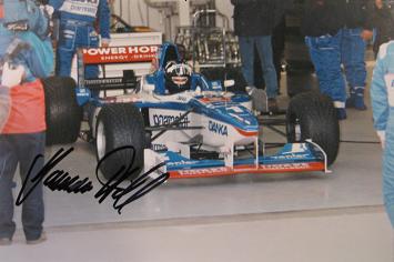 1997 Damon Hill signed photos