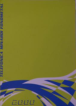 2000 Minardi F1 brochure / press kit