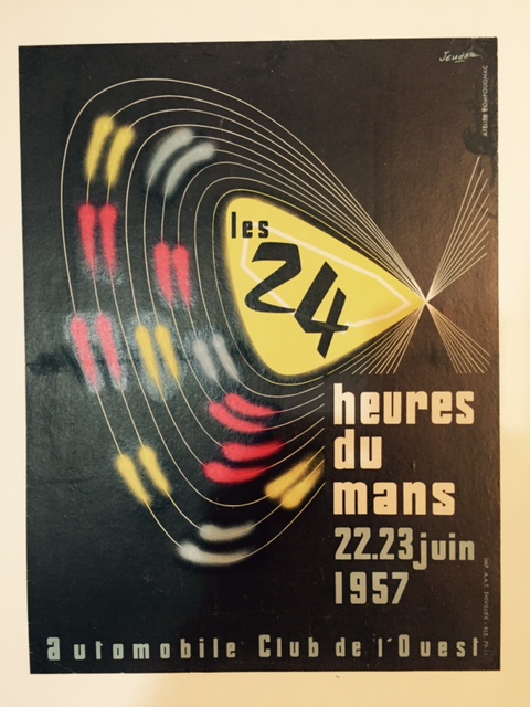 1957 Le Mans 24 hours poster