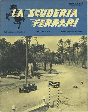 1936 La Scuderia Ferrari Anno VI - n.8, 19 Maggio XIV