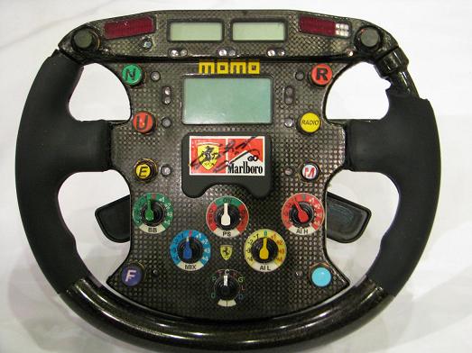 2000 Ferrari F1-2000 steering wheel, ex Michael Schumacher