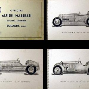 1936 Maserati full range brochure
