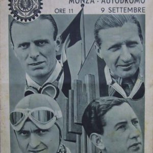 1934 Gran Premio Italia program