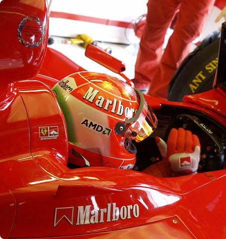 2004 Michael Schumacher Italian GP helmet