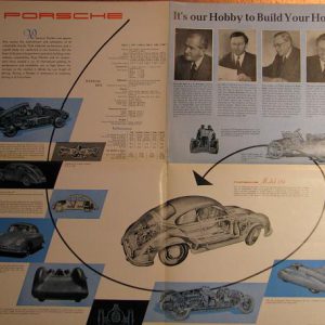 1954 Porsche 356 brochure - English