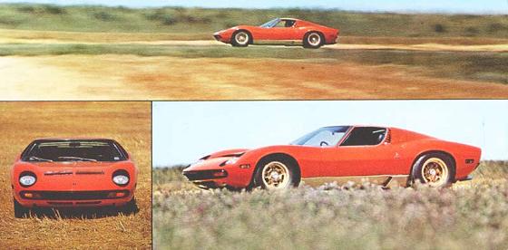 1971 Lamborghini Miura SV factory brochure