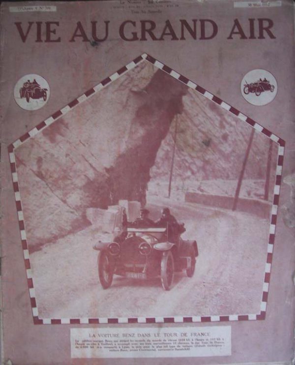 1912 Vie au Grand Air magazine - Mercedes Tour de France
