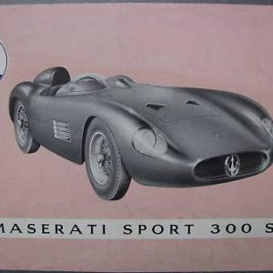 1956 Maserati 300/S brochure