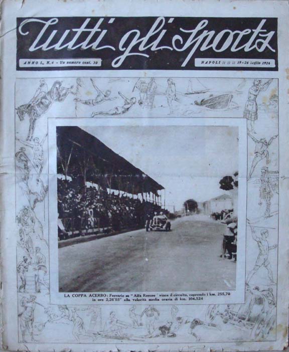 1924 'Tutti gli Sports' magazine
