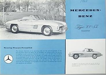 1960 Mercedes 300SL Roadster brochure