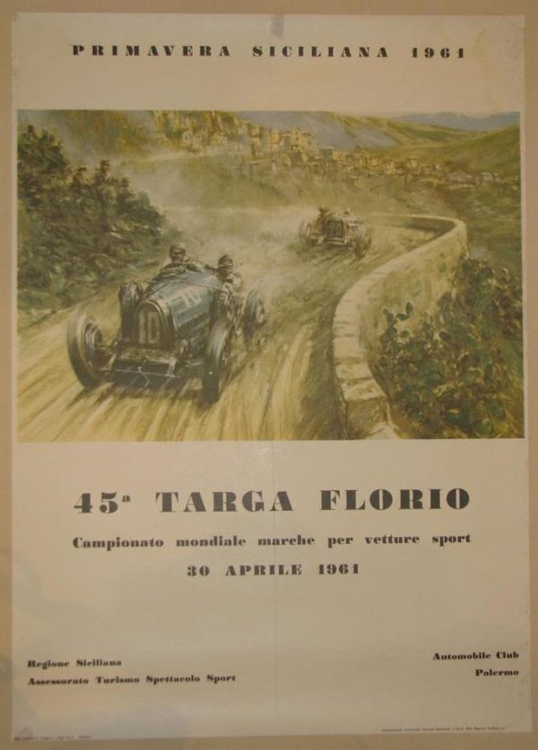 1961 Targa Florio poster