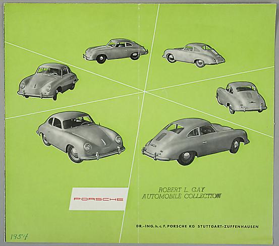 1953 Porsche 356 brochure